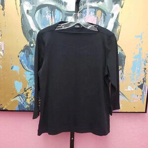 Kate Spade Saturday Black Boat Neck Sweater